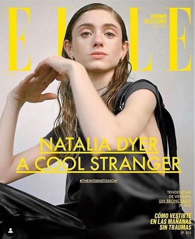 Natalia Dyer got featured in Elle Mexico