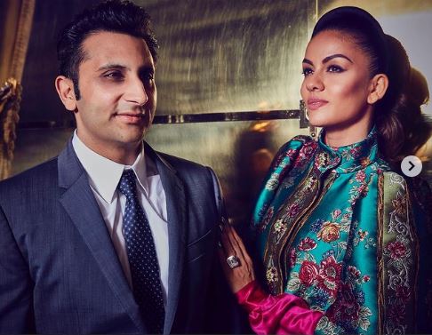 Natasha Poonawalla and her husband
