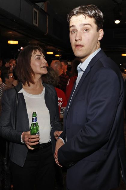 Nathan with his mother Carmel Tebbutt