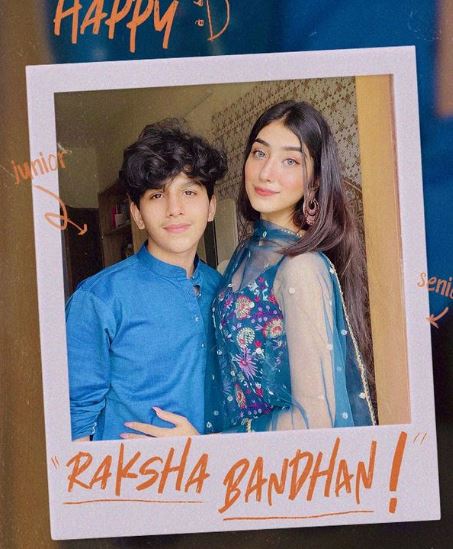 Nazila Sitaishi with her brother
