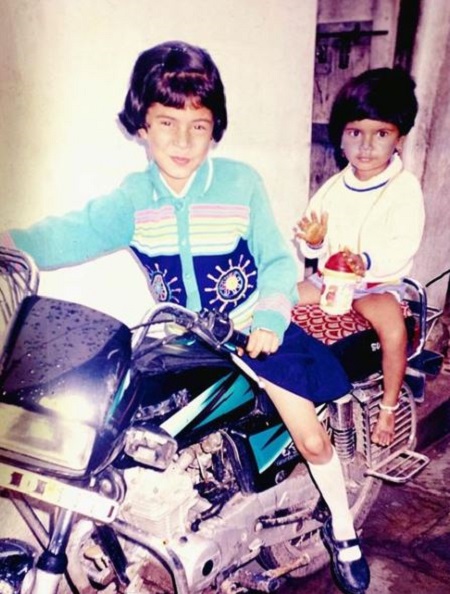 Nikhat zareen with her sister Anju Meenaz