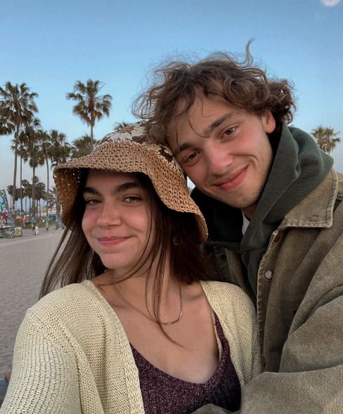 Peter McIndoe with his girlfriend Madeline Rose