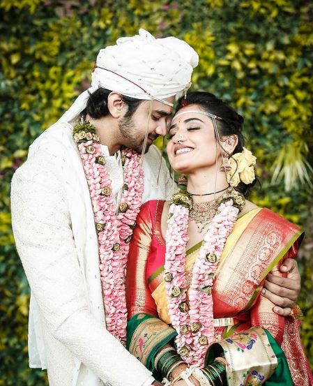 Prateek Shah with his wife