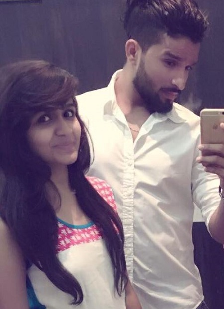 Rajat Patidar with his sister Arti Patidar
