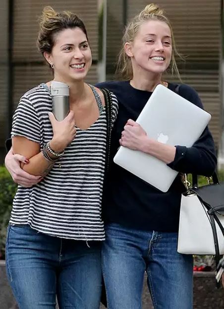 Raquel 'Rocky' Pennington and Amber Heard