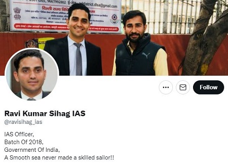 Ravi Kumar Sihag Career- IAS officer