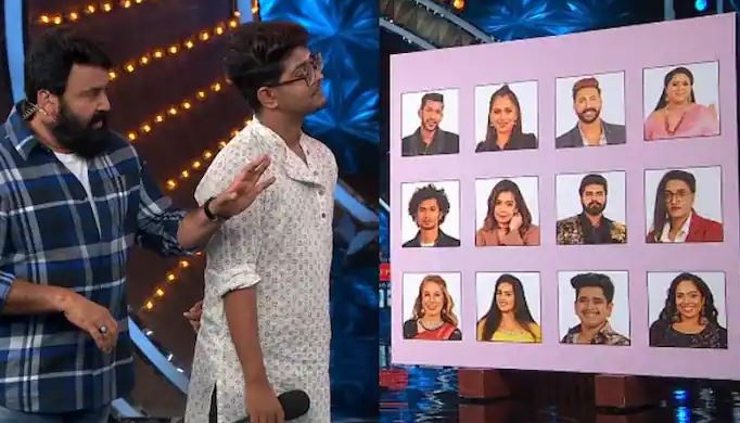Riyas Salim on the set of Bigg Boss Malayalam 4