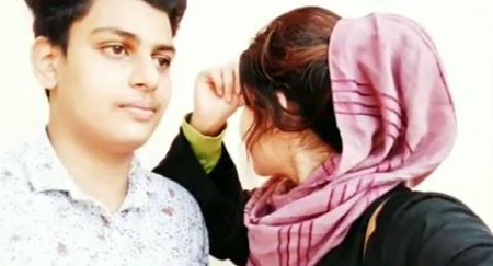 Sahana with her husband