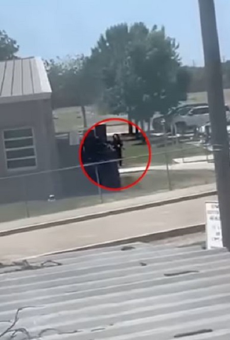Salvador Ramos capture in CCTV camera while entering the school