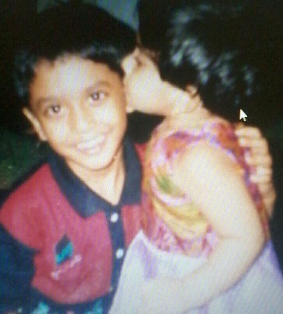 Sambath old image with his sister