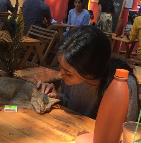 Sanvikaa is an animal lover