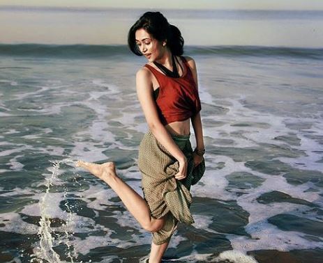 Sanvikaa often goes to beach sides