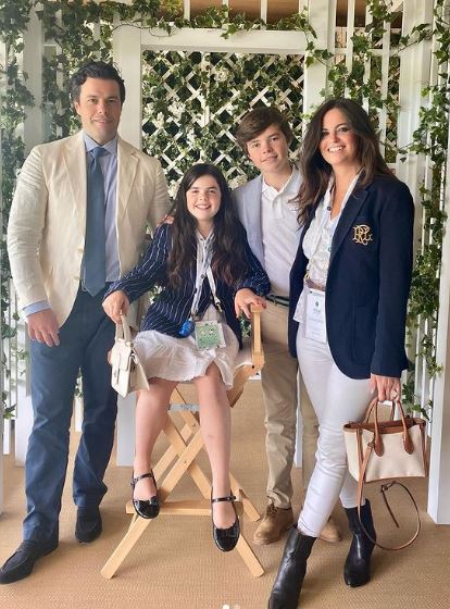 Sebastian Bowen with his family