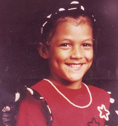Shantel Jackson childhood picture