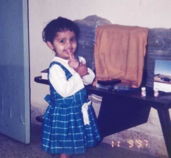 Shivani Rangole childhood image