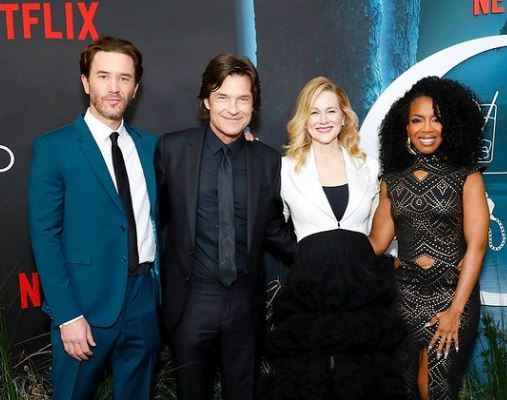 Tom with the cast of Ozark