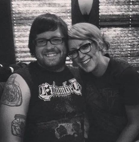 Trevor Strnad and his sister