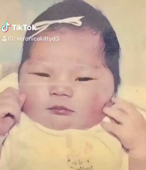 Veronica's childhood photo