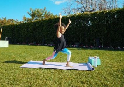 Zhuri James does regular workout