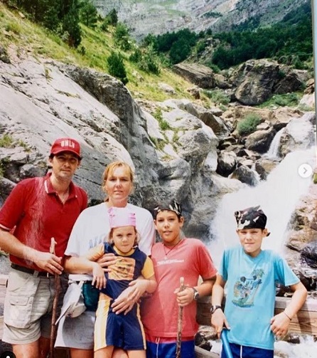 Andrea Hernangomez childhood picture