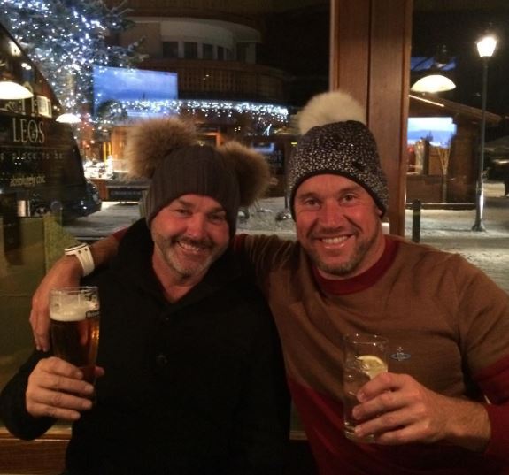 Billy with his friend