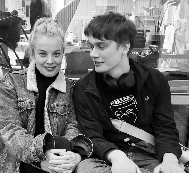 Björn Mosten with Ida Engvoll