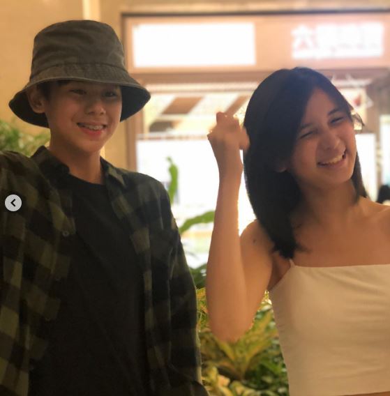 Bryce Eusebio and his friend Sofia Pablo