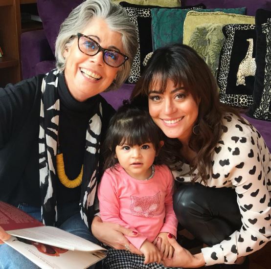 Carol with her mom and daughter