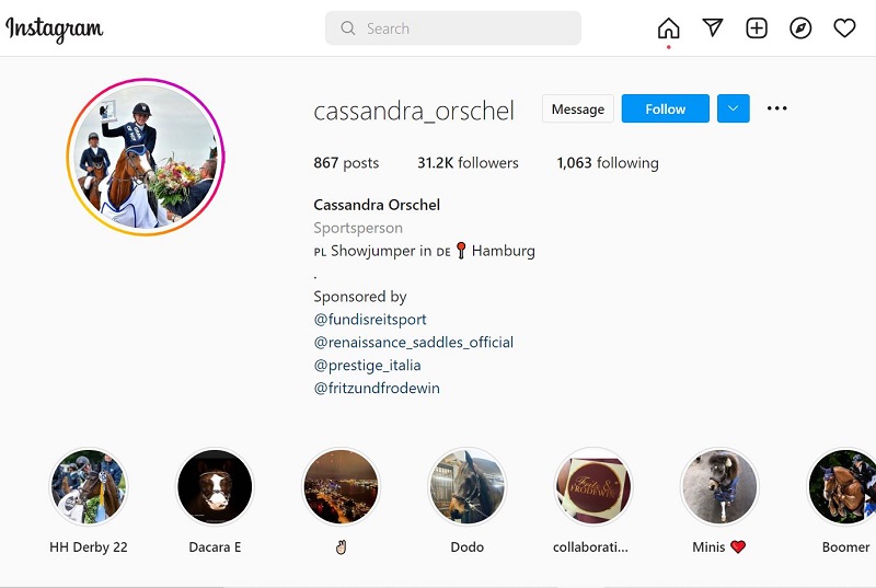 Cassandra Orschel has 31.2k followers on Instagram