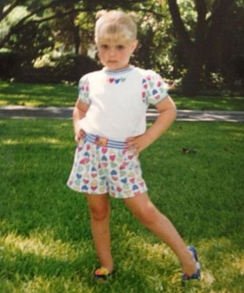 Childhood photo of Emily