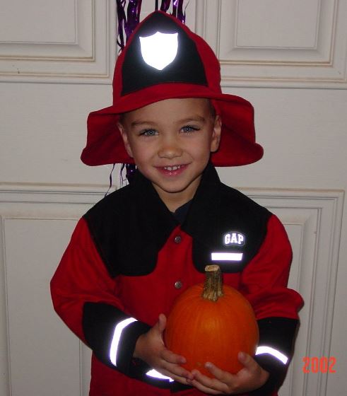 Childhood photo of Gavin