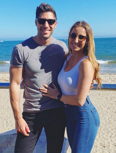 Christina with her boyfriend Jaret Campisi