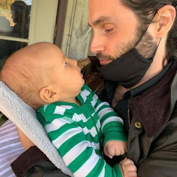 Domino Kirke husband and son