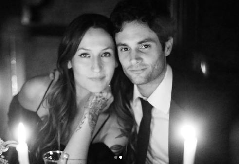 Domino Kirke with her husband