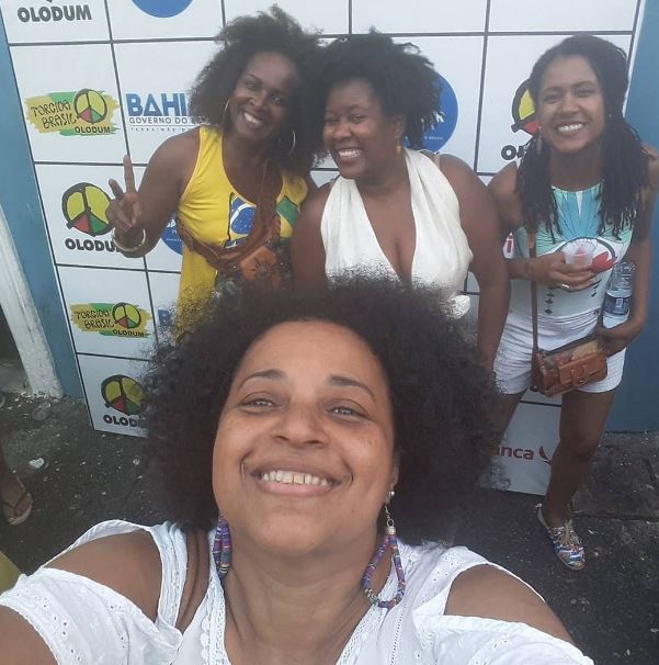 Eliane with her friends