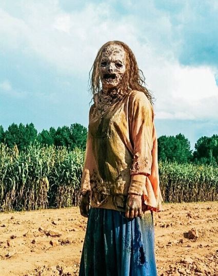 Emily appeared as Female Whisperer in The Walking Dead