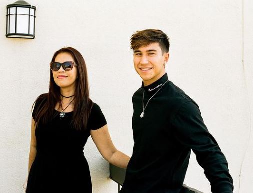 Evan with his mother Cathy Lamicella