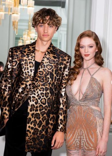 Gavin with his girlfriend Larsen Thompson