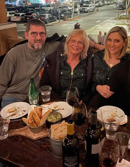 Gina Kirschenheiter with her father and mother