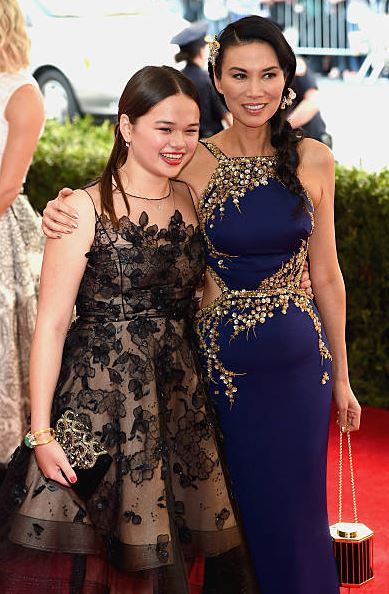 Grace with her mother Wendi Murdoch
