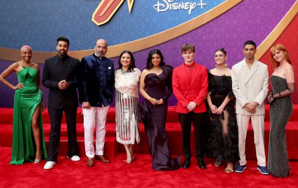 Iman Vellan with her fellow actors