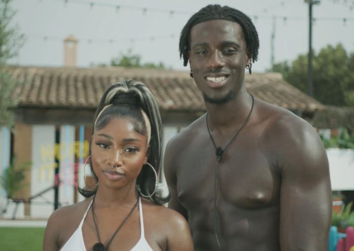 Indiyah Polack and her fellow Love Islander Ikenna