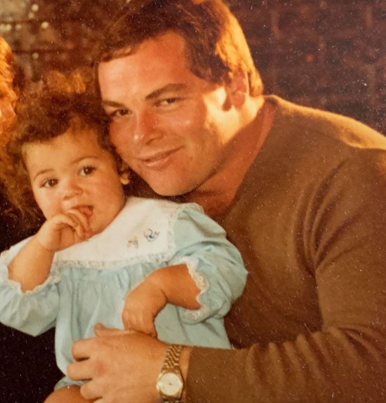 Jenni Neidhart childhood image with her dad