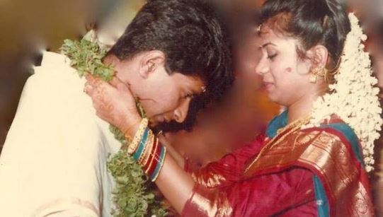 Jyothy Krishna at the time of her wedding