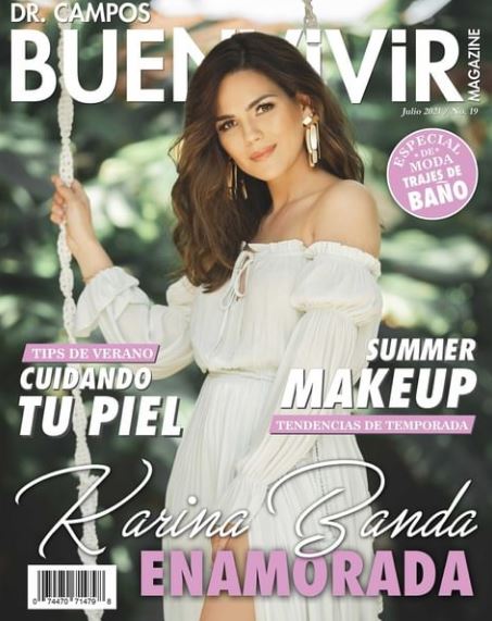 Karina featured on various magazine
