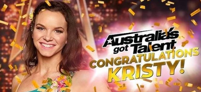 Kristy won the Australia's Got Talent