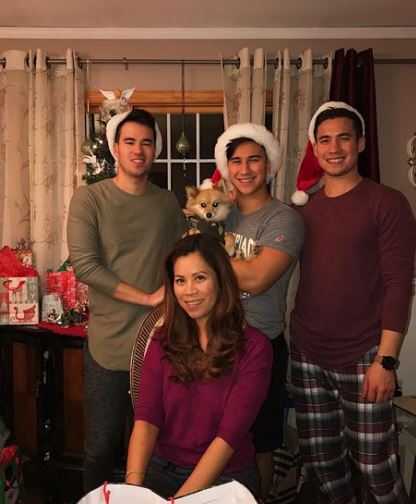 Lamicella with his family
