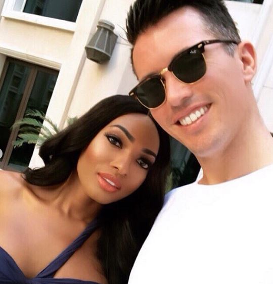Lesa Milan with her husband