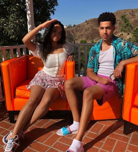 Madison Shamoun with her fellow actor