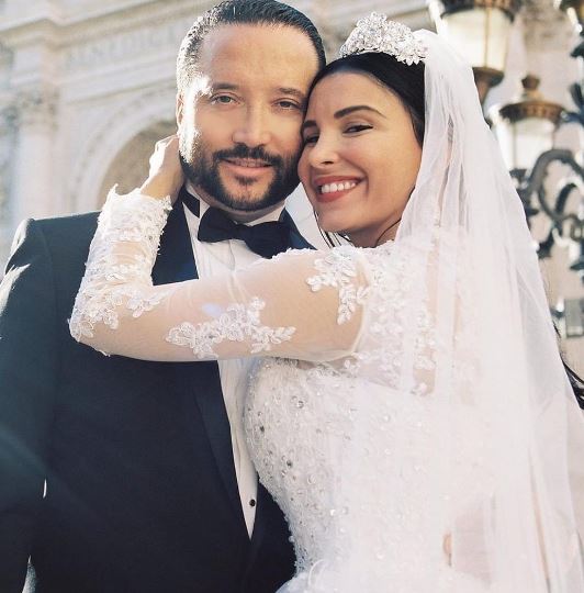Mayra Veronica with her husband